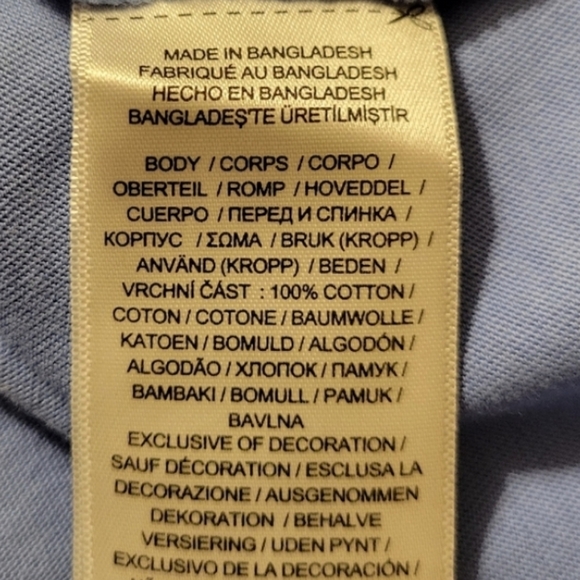 Polo Ralph Lauren Blue Boy's Shirt Size 14/16 - Picture 9 of 9